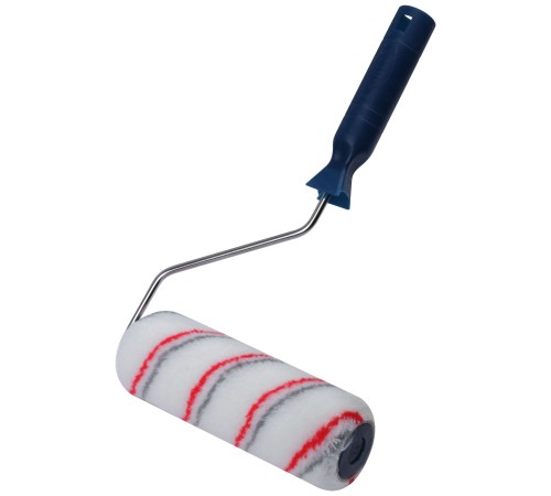 Валик полиакриловый, белый со спиральными полосами, каркасн.сист., диам.40/64 мм, ворс 12 мм, 180 мм FIT IT Валик полиакриловый, белый со спиральными полосами, каркасн.сист., диам.40/64 мм, ворс 12 мм, 180 мм FIT IT