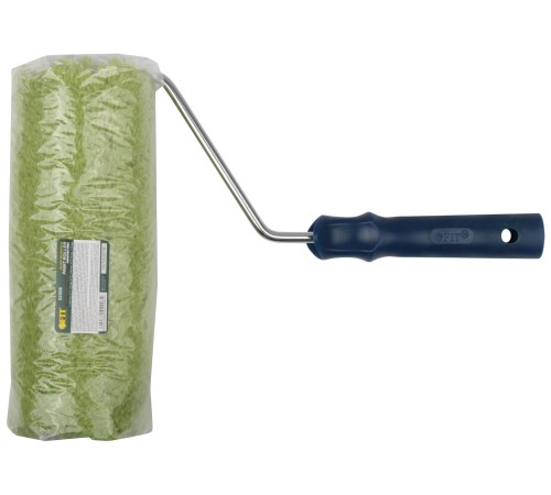Валик полиакриловый нитяной зеленый Профи, бюгель 8 мм, диам. 70/106 мм, ворс 18 мм, 230 мм FIT IT Валик полиакриловый нитяной зеленый Профи, бюгель 8 мм, диам. 70/106 мм, ворс 18 мм, 230 мм FIT IT