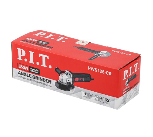 Шлифмашина угловая сетевая P.I.T. PWS125-C9