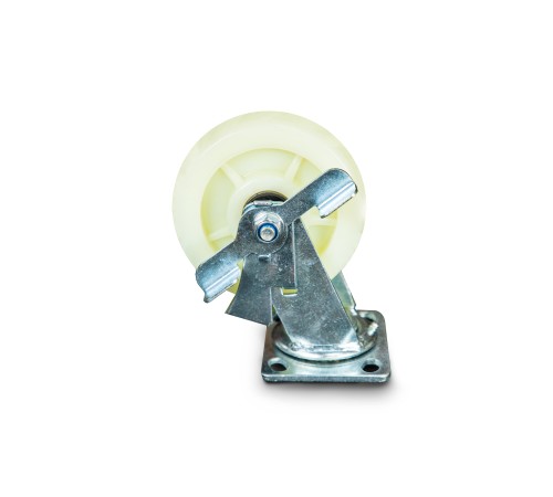 Колесо большегрузное поворотное SCdnb 63 150 
мм полипропиленовое с тормозом Колесо большегрузное поворотное SCdnb 63 150 
мм полипропиленовое с тормозом