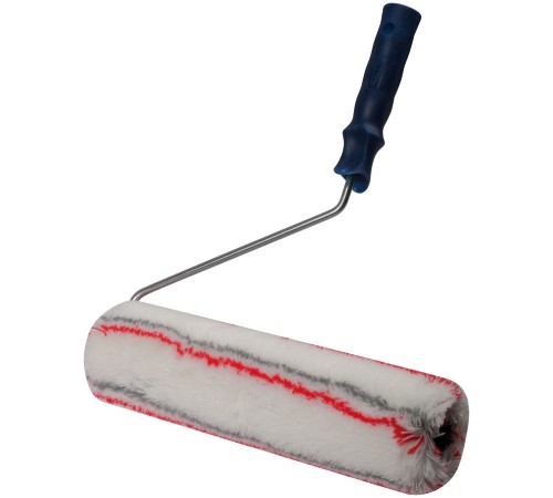 Валик полиакрил. нитяной, Профи, белый с сер. и крас.полос., бюг. 8 мм, д. 55/91 мм, ворс 18 мм, 300 мм FIT IT