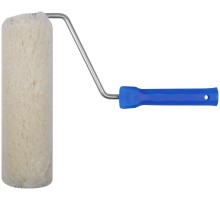 Валик шерсть 100%, белый, Профи, диам. 47/87 мм, бюгель 8 мм, ворс 20 мм, 230 мм FIT IT Валик шерсть 100%, белый, Профи, диам. 47/87 мм, бюгель 8 мм, ворс 20 мм, 230 мм FIT IT
