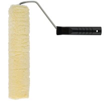 Валик полиакриловый желтый с ручкой 300 мм КУРС РОС