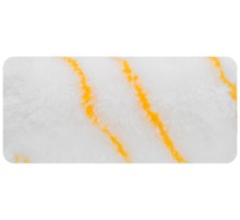 Ролик сменный полиакриловый белый с желтой полосой "миди", диам. 30/54 мм; ворс 12 мм, 100 мм FIT IT Ролик сменный полиакриловый белый с желтой полосой "миди", диам. 30/54 мм; ворс 12 мм, 100 мм FIT IT