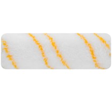 Ролик сменный полиакриловый белый с желтой полосой "миди", диам. 30/54 мм; ворс 12 мм, 150 мм FIT IT