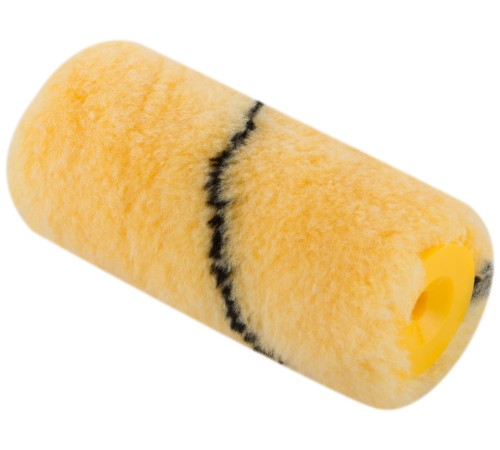 Ролик сменный полиакриловый бежевый с черной полосой "миди", диам. 30/51 мм; ворс 10,5 мм, 100 мм FIT IT Ролик сменный полиакриловый бежевый с черной полосой "миди", диам. 30/51 мм; ворс 10,5 мм, 100 мм FIT IT