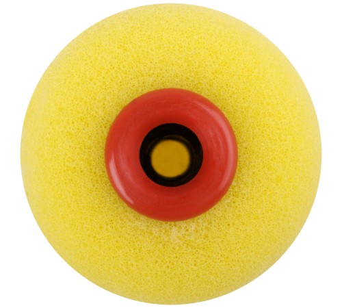 Валик поролоновый желтый с ручкой "мини"  50 мм + 2 сменных ролика FIT IT Валик поролоновый желтый с ручкой "мини"  50 мм + 2 сменных ролика FIT IT