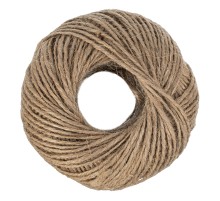 Шпагат джутовый, 1.5 мм, L 90 м, 4-ниточный, Сибртех