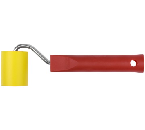 Валик прижимной резиновый, для обоев, желтый  50 мм КУРС