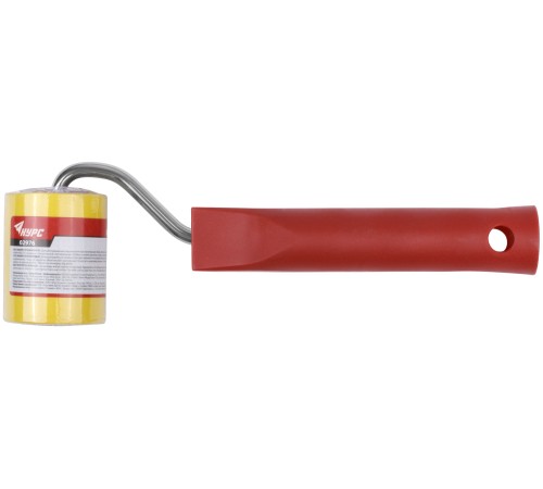 Валик прижимной резиновый, для обоев, желтый  50 мм КУРС