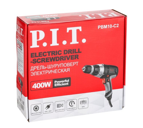 Дрель-шуруповерт сетевая P.I.T. PBM10-C2