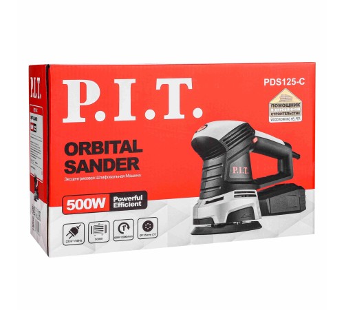 Шлифмашина орбитальная сетевая P.I.T. PDS125-C