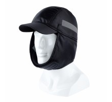 Каскетка защитная утепленная BIOT, черный (арт. 00315)