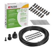 Система туманообразования, полиэтиленовый шланг, длина 15 м, форсунки 15 шт Palisad