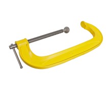 Струбцина G-образная, 300 мм / 12'', чугун, оксидированный винт, hanskonner