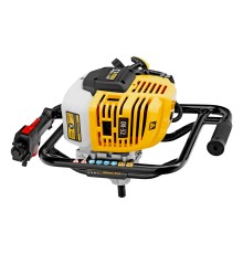 Мотобур DX-52, объем двигателя 52 см3, соединение 20 мм, без шнека Denzel