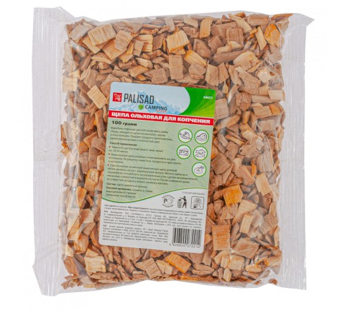 Щепа ольховая для копчения, 100 гр Camping Palisad