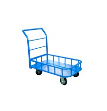 Тележка платформенная TOR ТП-МБ (600х900) с бортами (колеса 160мм) Тележка платформенная TOR ТП-МБ (600х900) с бортами (колеса 160мм)