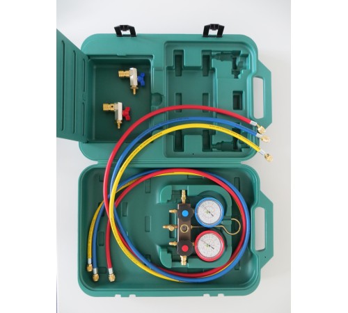 Двухвентильный манометрический коллектор Refco M2-3-Auto-Set-DS