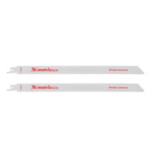 Полотна универсальные для сабельной пилы S1222VF, 275/1.8-2.5 мм, Bimetal, 2 шт, Pro Matrix