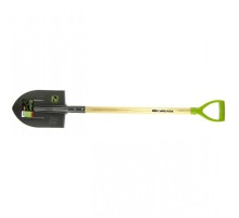 Лопата штыковая, 210х290х1150 мм, деревянный лакированный черенок, Сибртех