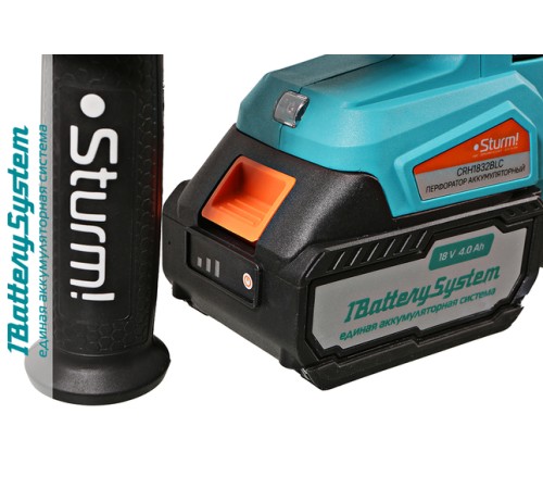Аккумуляторный перфоратор Sturm! CRH1832BLC 1BatterySystem Аккумуляторный перфоратор Sturm! CRH1832BLC 1BatterySystem