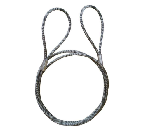 Буксир канатный TOR БТК 30,0 т 7,0 м опрессовка канат 24 мм (петля-петля)