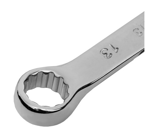Ключ комбинированный, 13 мм, CrV, полированный хром Matrix