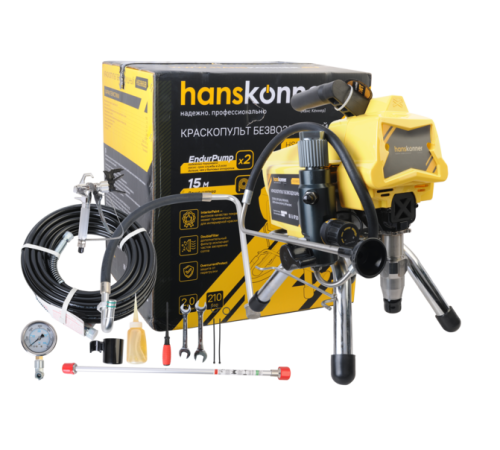 Краскопульт электрический безвоздушный Hanskonner HSG9663B Краскопульт электрический безвоздушный Hanskonner HSG9663B