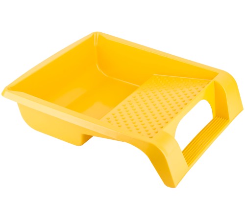 Ванночка для краски желтая 395х346 мм, педаль для фиксации, Профи FIT РОС Ванночка для краски желтая 395х346 мм, педаль для фиксации, Профи FIT РОС