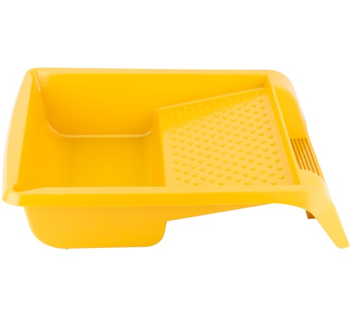 Ванночка для краски желтая 395х346 мм, педаль для фиксации, Профи FIT РОС Ванночка для краски желтая 395х346 мм, педаль для фиксации, Профи FIT РОС