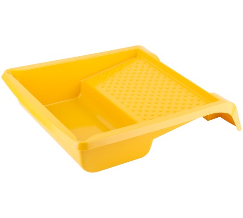 Ванночка для краски желтая 395х346 мм, педаль для фиксации, Профи FIT РОС Ванночка для краски желтая 395х346 мм, педаль для фиксации, Профи FIT РОС