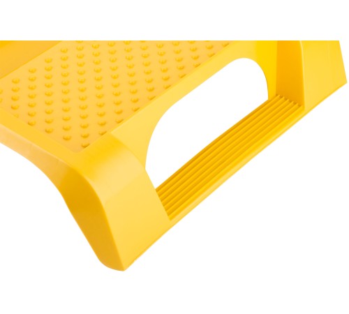 Ванночка для краски желтая 395х346 мм, педаль для фиксации, Профи FIT РОС Ванночка для краски желтая 395х346 мм, педаль для фиксации, Профи FIT РОС