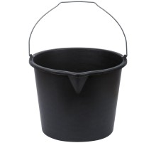 Ведро строительное пластиковое для перемешивания раствора с носиком 12 л КУРС РОС