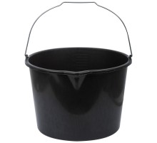 Ведро строительное пластиковое для перемешивания раствора с носиком 20 л КУРС РОС