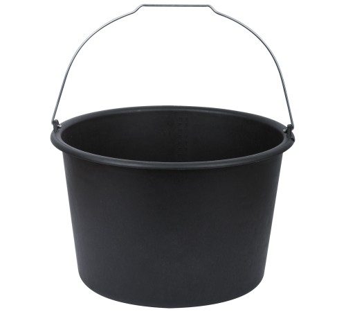 Ведро строительное пластиковое для перемешивания раствора, усиленные стенки 20 л FIT РОС