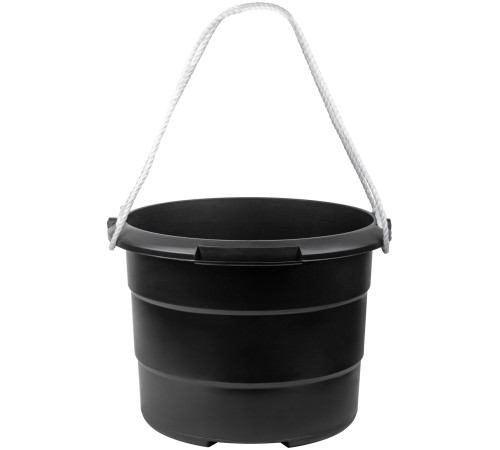 Ведро строительное пластиковое для переноски раствора, усиленные стенки, канатные ручки 40 л FIT РОС Ведро строительное пластиковое для переноски раствора, усиленные стенки, канатные ручки 40 л FIT РОС