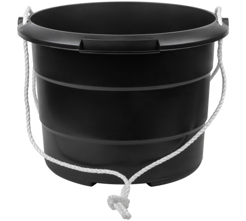 Ведро строительное пластиковое для переноски раствора, усиленные стенки, канатные ручки 40 л FIT РОС Ведро строительное пластиковое для переноски раствора, усиленные стенки, канатные ручки 40 л FIT РОС