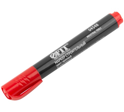 Маркер строительный перманентный, красный FIT IT