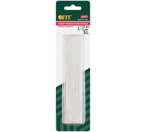 Мелки разметочные ( тальк ), набор 5 шт., 5х10х125 мм FIT IT Мелки разметочные ( тальк ), набор 5 шт., 5х10х125 мм FIT IT