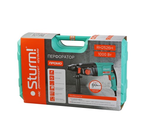 Перфоратор SDS Plus Sturm! RH2526H