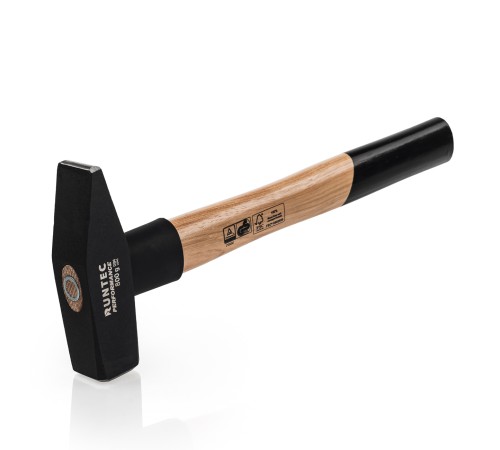 RUNTEC RT-PHC018 Молоток слесарный RUNTEC с рукояткой из дерева гикори, 800 г