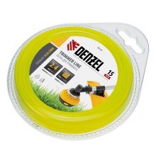 Леска для триммера, квадрат 2.4 мм х 15 м, блистер Flex cord Denzel