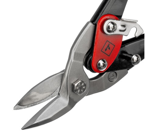 Ножницы по металлу, 250 мм, левый рез, сталь CRMO, двухкомпонентные рукоятки, PRO Matrix