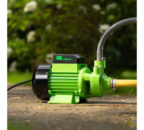 Садовый поверхностный насос СПН450-Ч, 450 Вт, напор 40 м, 2100 л/ч, чугун Сибртех