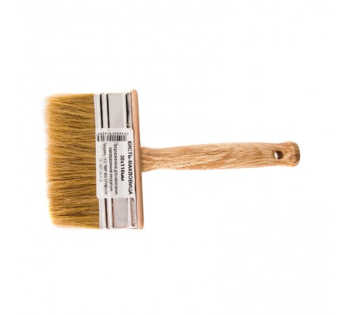 Кисть-ракля, 30 х 110 мм, натуральная щетина, деревянный корпус, деревянная ручка