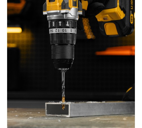 Сверло спиральное по металлу 5,5 x 93мм, Р6М5, Golden Tip, многогранная заточка Denzel