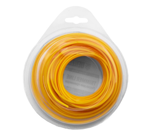 Леска для триммера квадратная, 2 мм х 15 м Denzel