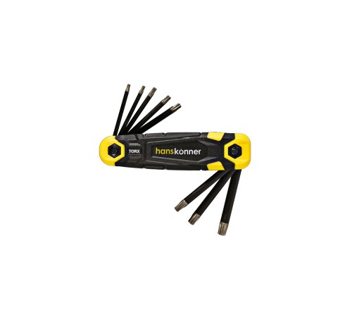 Набор ключей TORX, 8шт, T9-T40, S2, Hanskonner Набор ключей TORX, 8шт, T9-T40, S2, Hanskonner