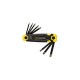 Набор ключей TORX, 8шт, T9-T40, S2, Hanskonner